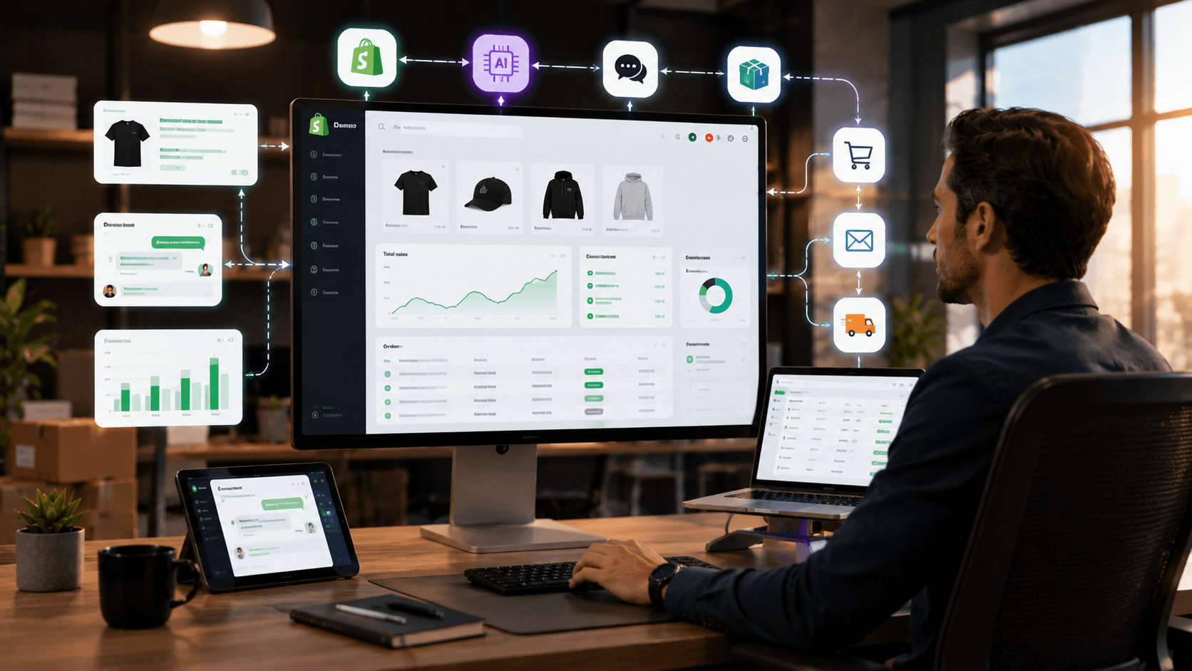 AI Workflow for Shopify Stores: Orders, Support & Product Content