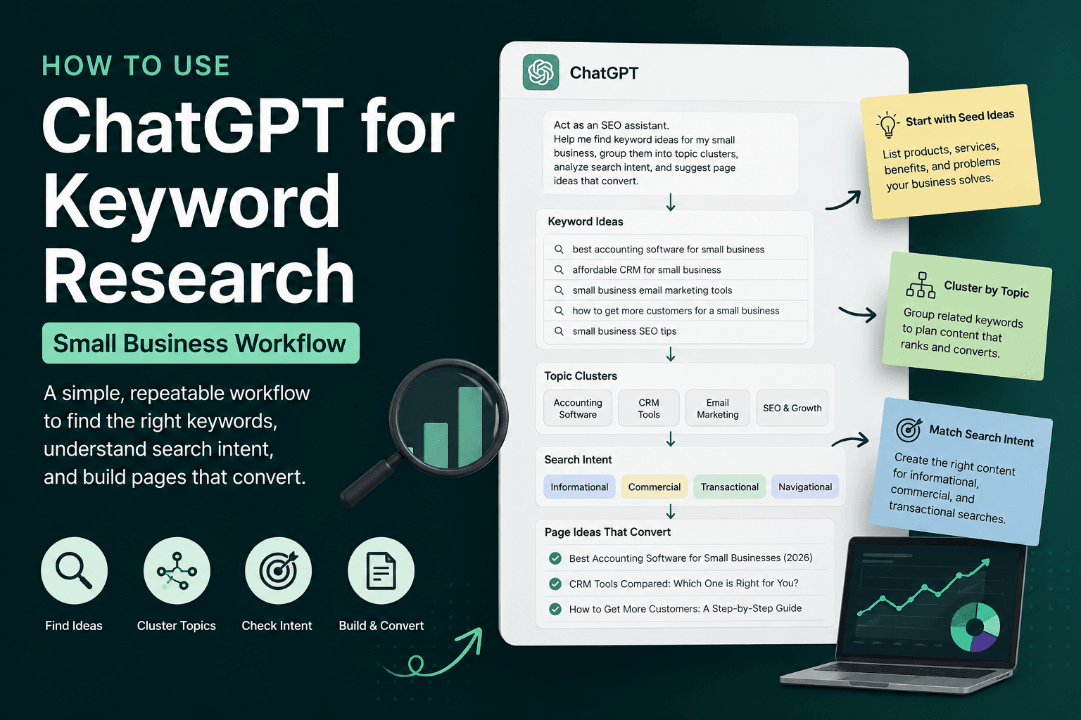 How to Use ChatGPT for Keyword Research (Small Business Workflow)