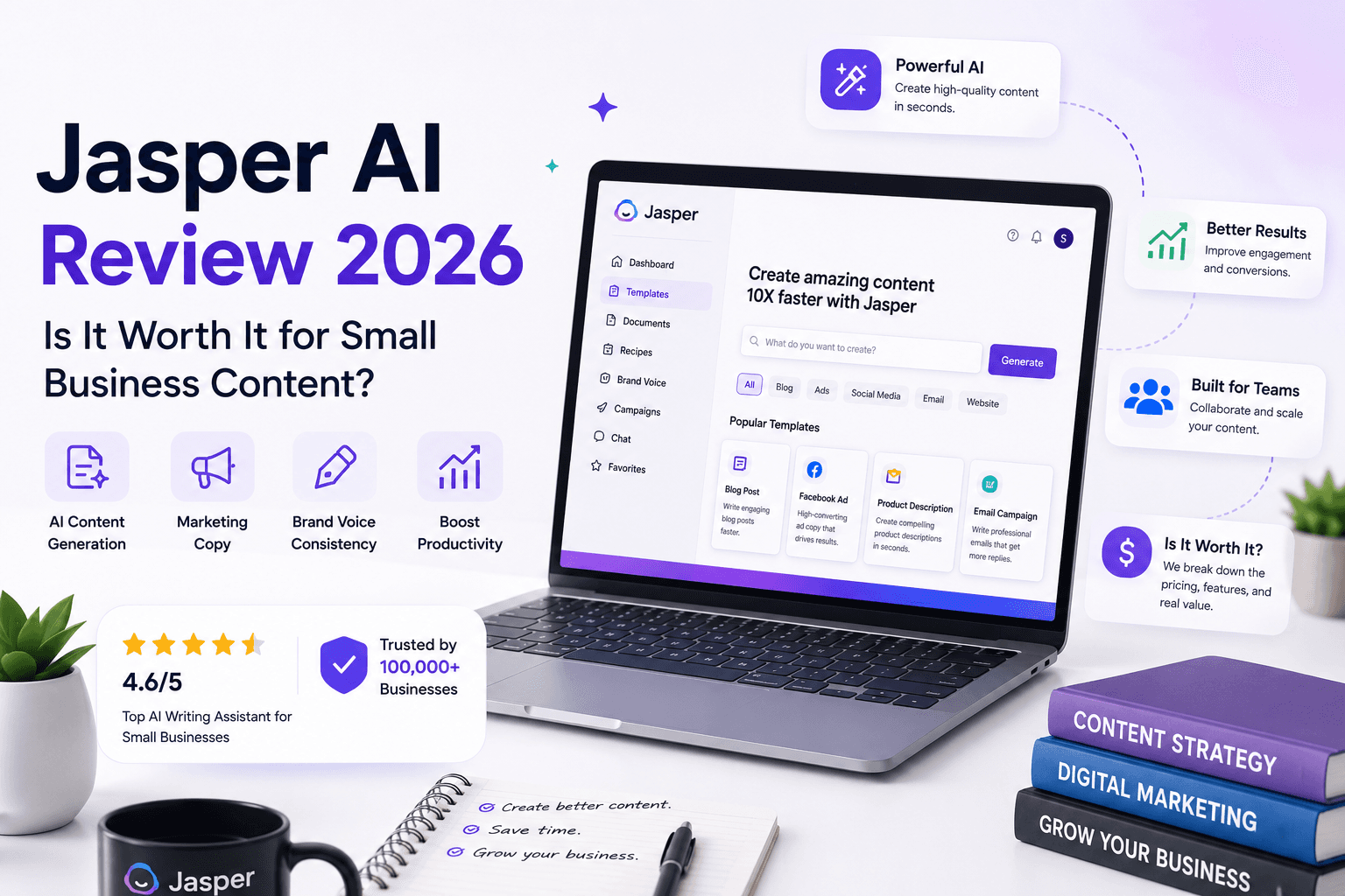 Jasper AI Review 2026: Pricing, Brand Voice, and Who Should Actually Pay