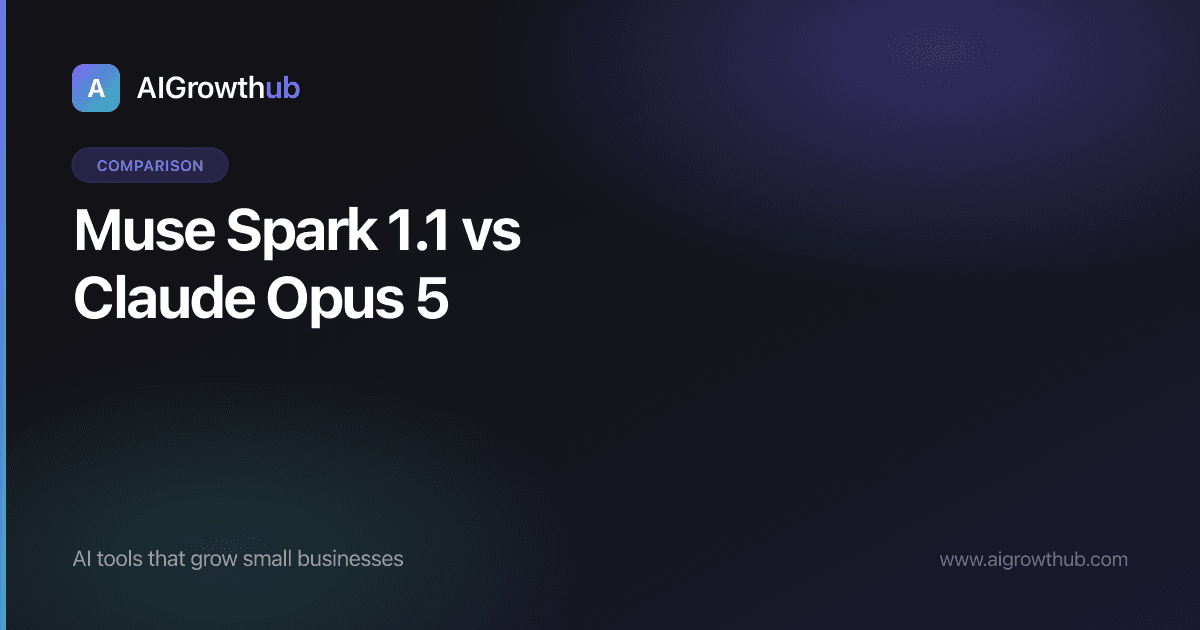 Muse Spark 1.1 vs Claude Opus 5